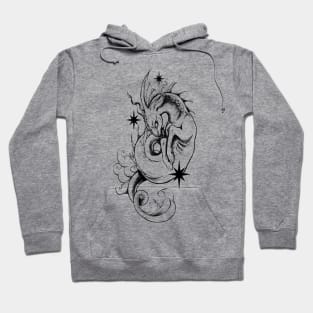 Pencil Tattoo Baby Dragon Hoodie